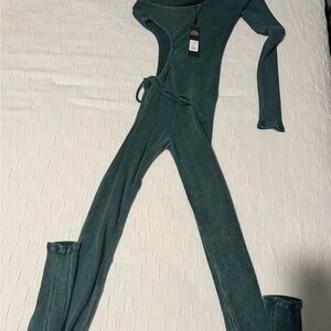 Elegant Green Jumpsuit